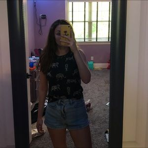 old navy tiger tank top